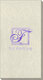 Pick Your Single Monogram with Text Carte Embossed Guest Towels Image 3 of 3